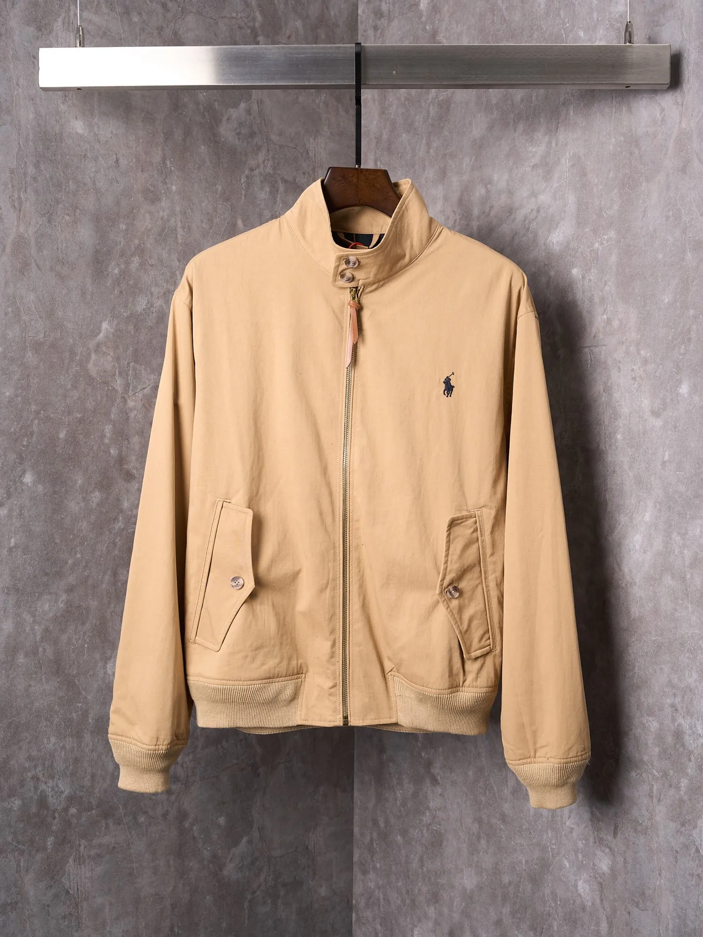 P520 Actual hanging auction】Ralph Lauren/Ralph Lauren embroidered zipper jacket [ready in stock] S M L XL